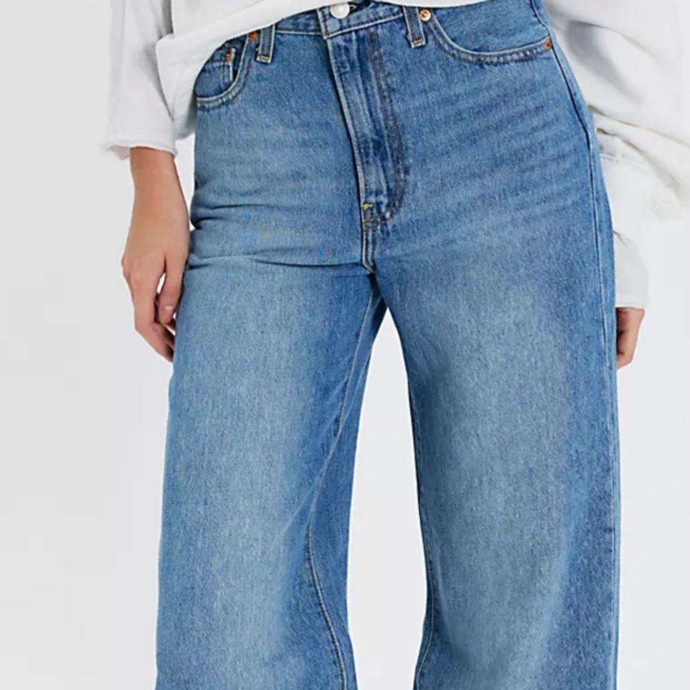 Levi's Ribcage Wide Leg Jeans, EUC, Size 26, Wash: not the same